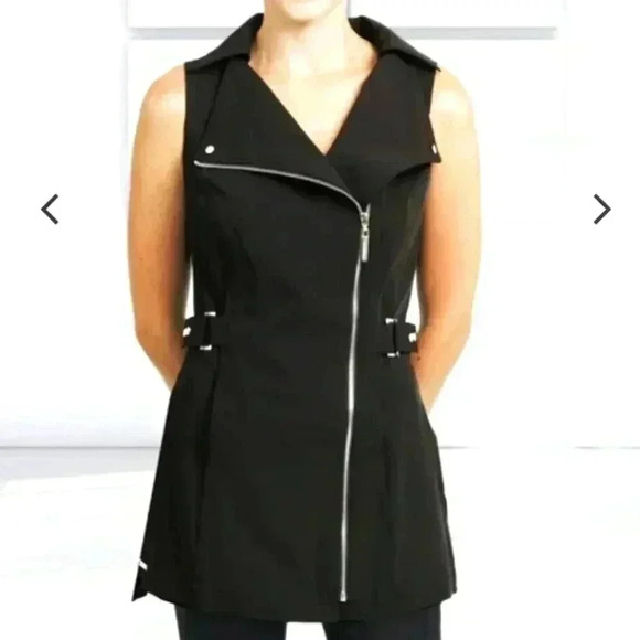 Blackpants Tops - Bleach resistant hair stylist vest, size 12